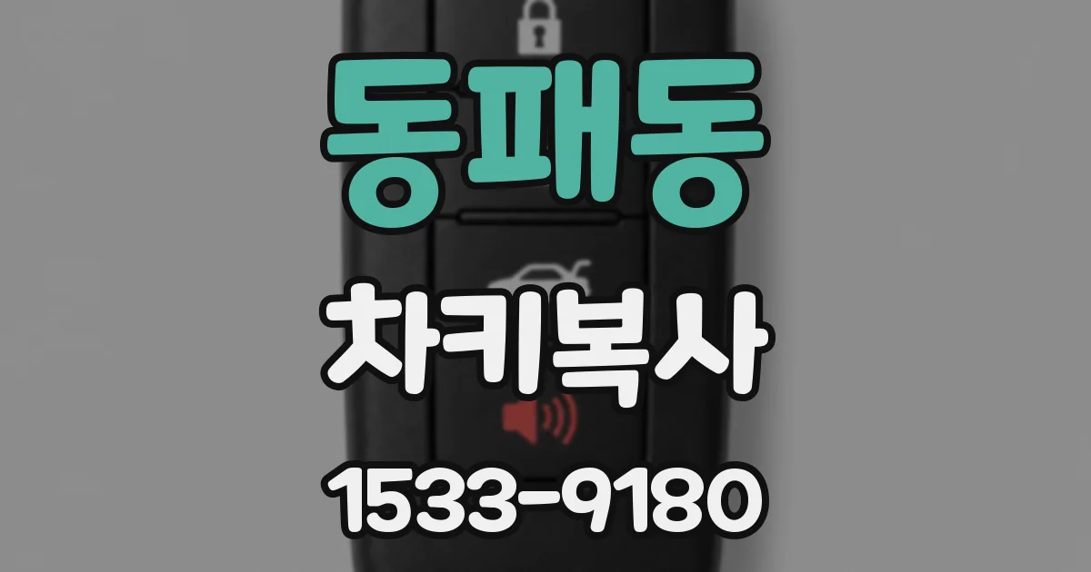 동패동 차키복사