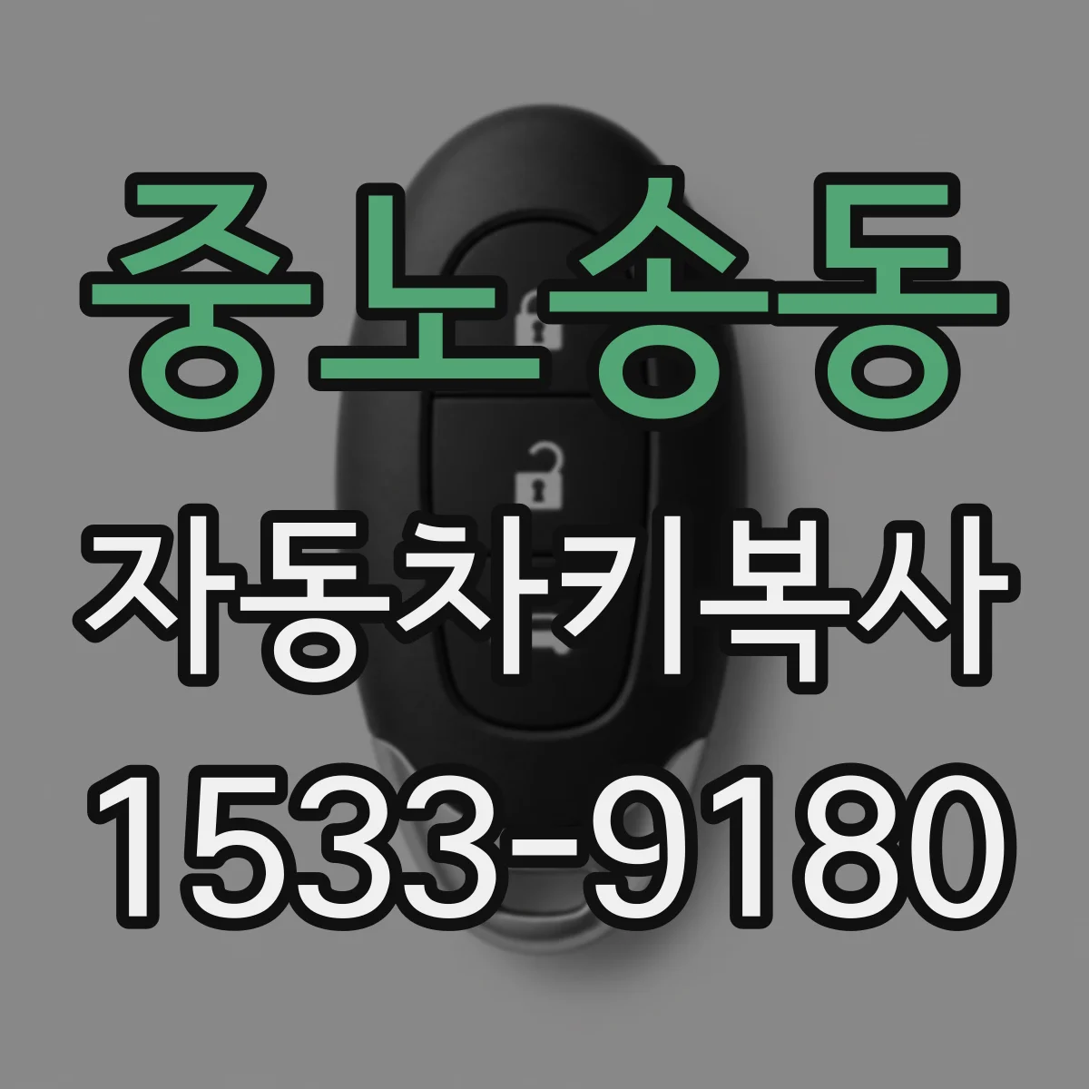 중노송동 자동차키복사