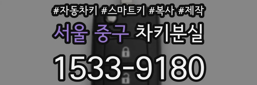 서울 중구 차키분실