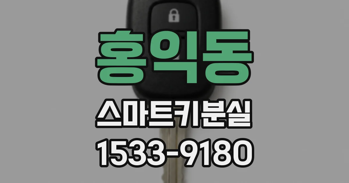 홍익동 스마트키분실