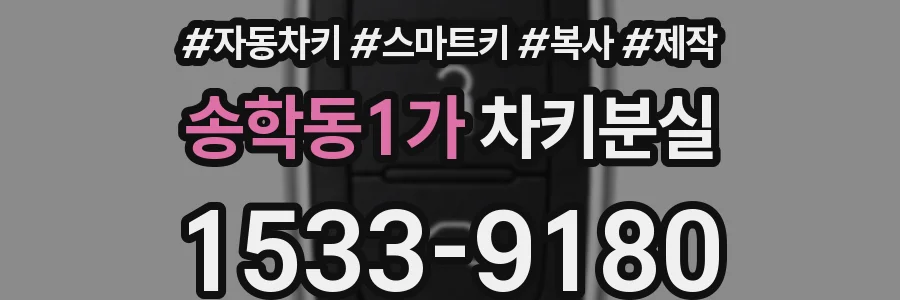 송학동1가 차키분실