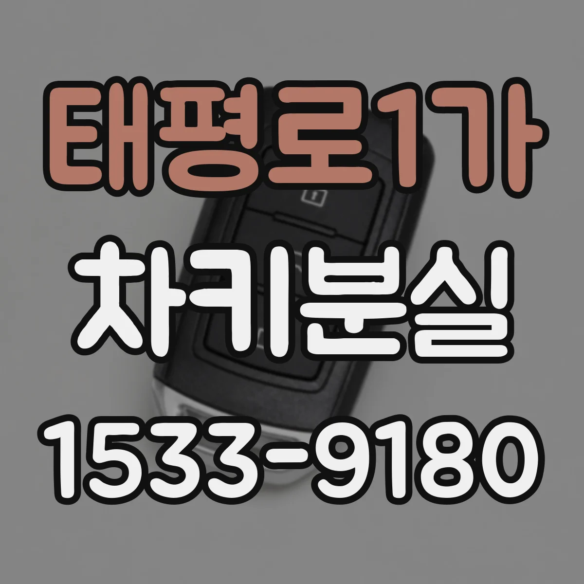 태평로1가 차키분실