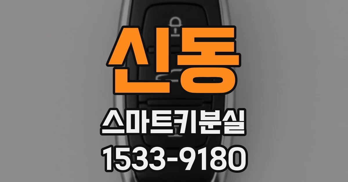 신동 스마트키분실