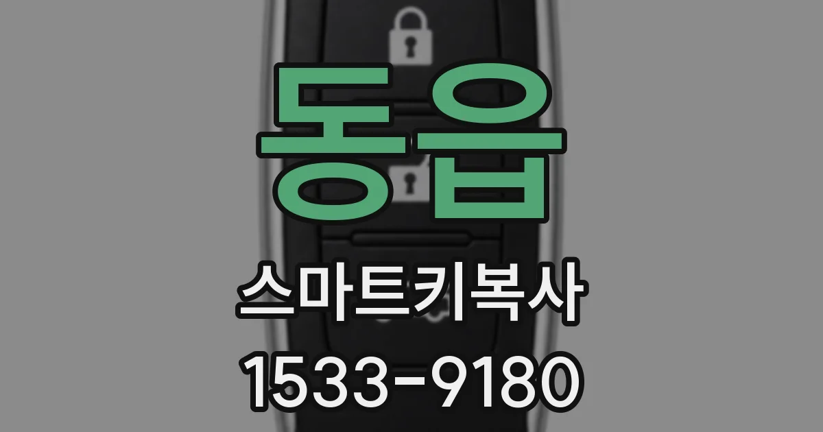 동읍 스마트키복사