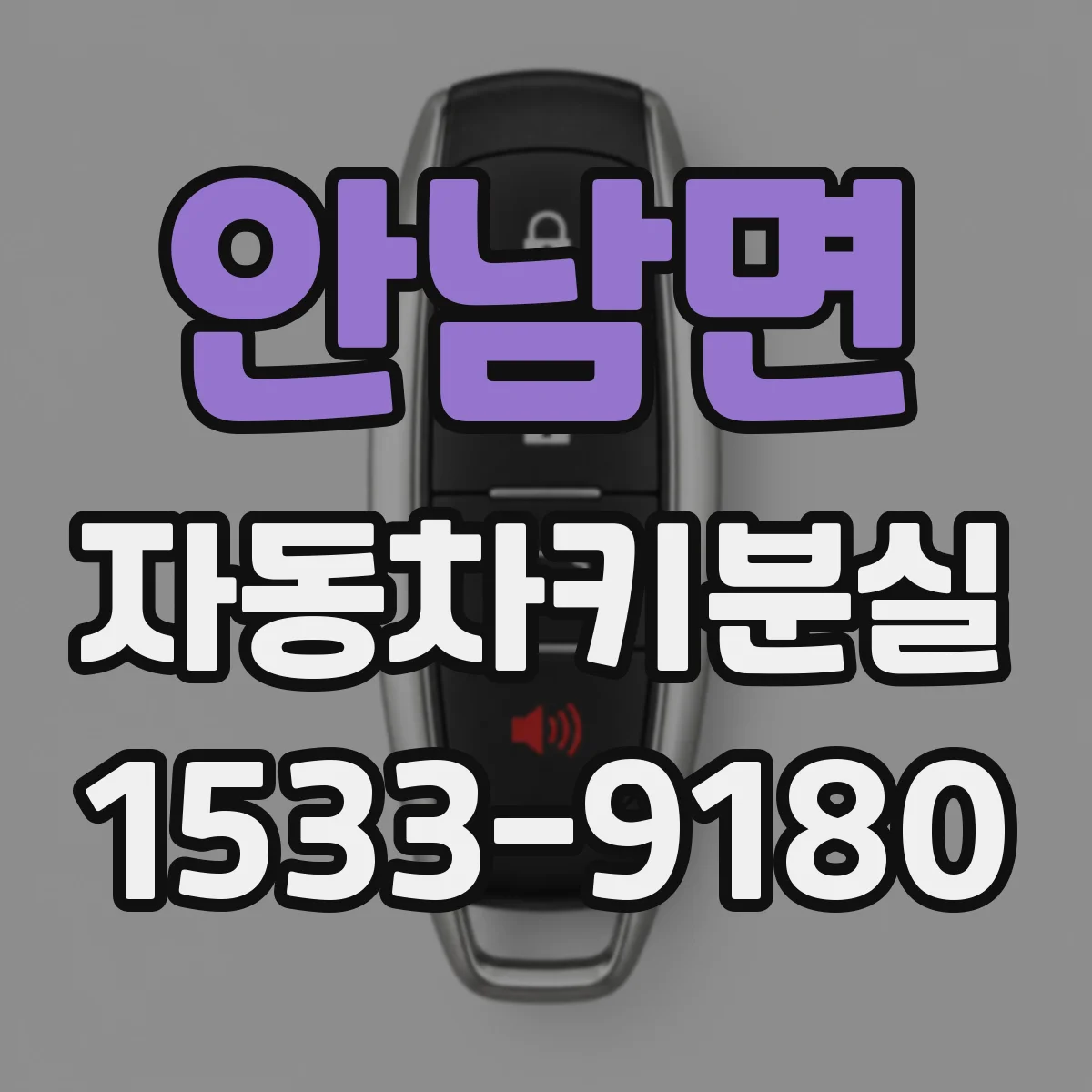 안남면 자동차키분실