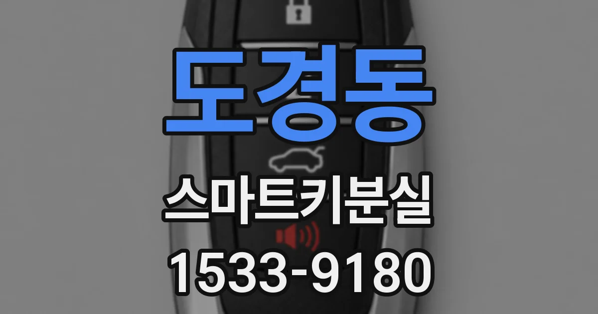 도경동 스마트키분실