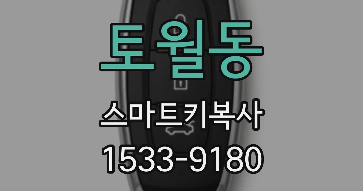 토월동 스마트키복사