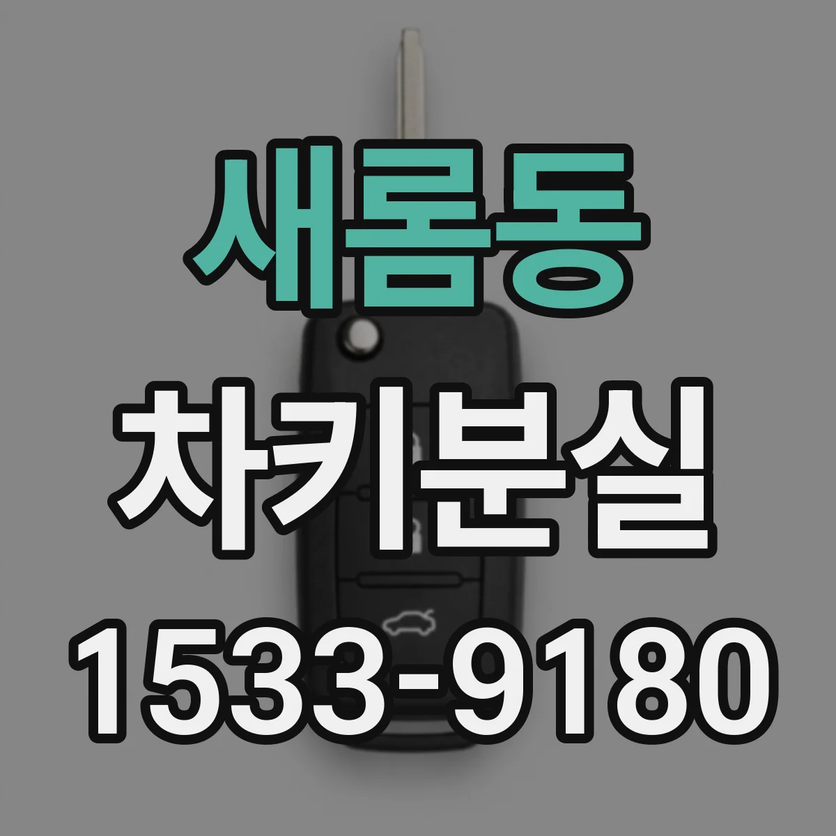 새롬동 차키분실