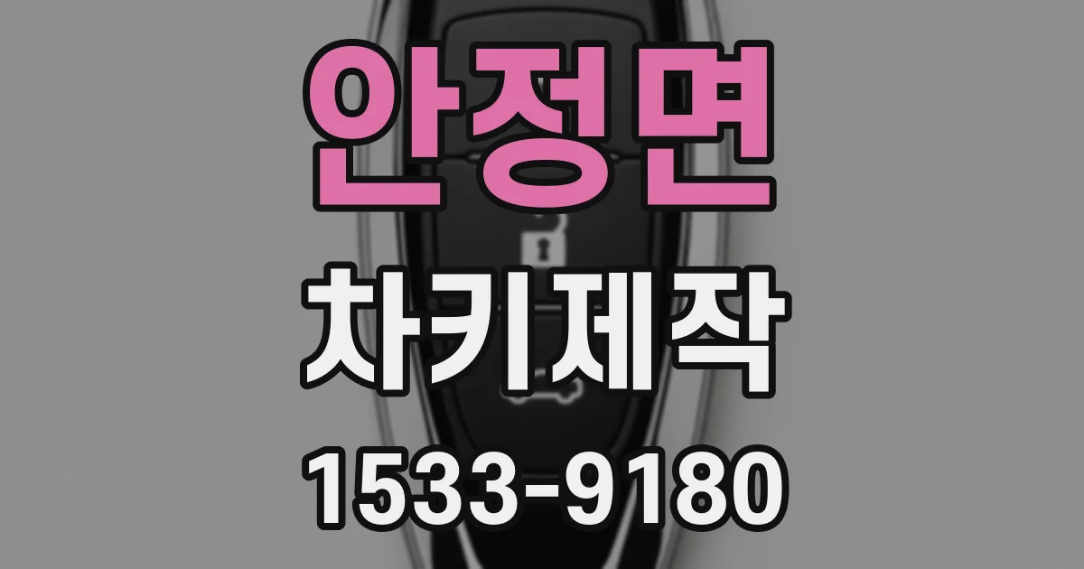 안정면 차키제작