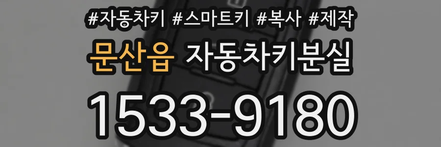 문산읍 자동차키분실