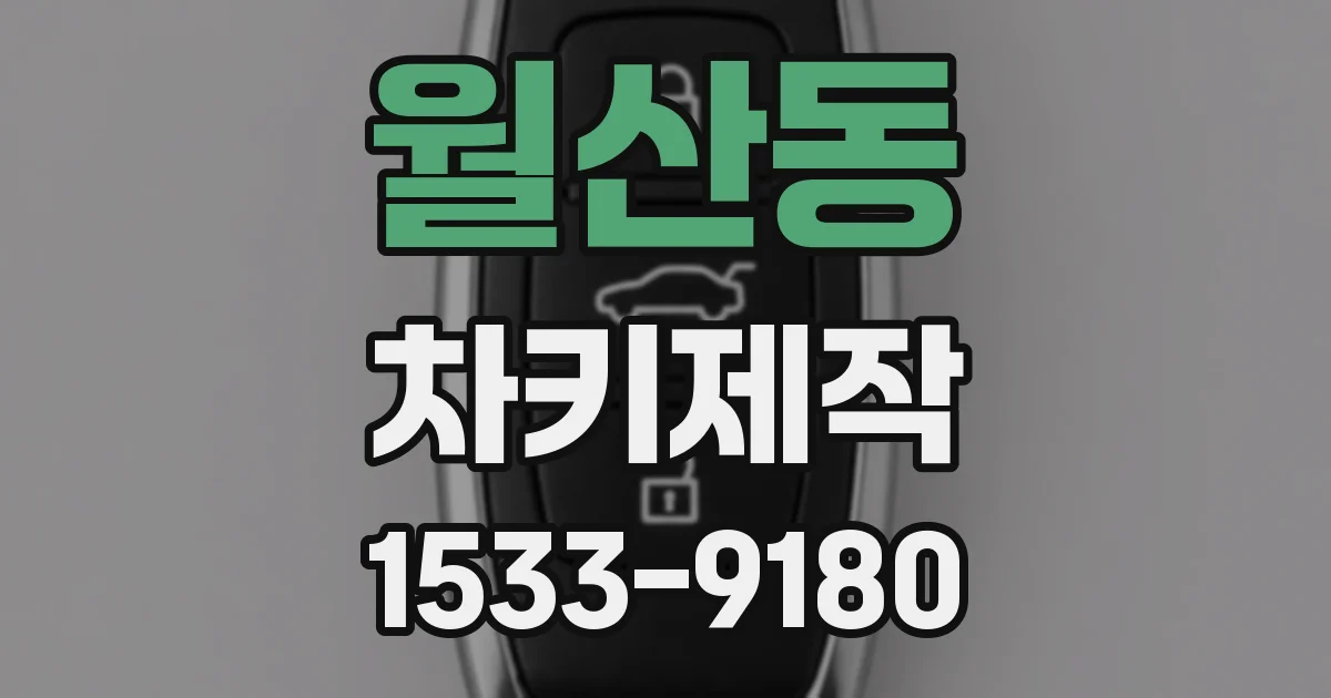 월산동 차키제작