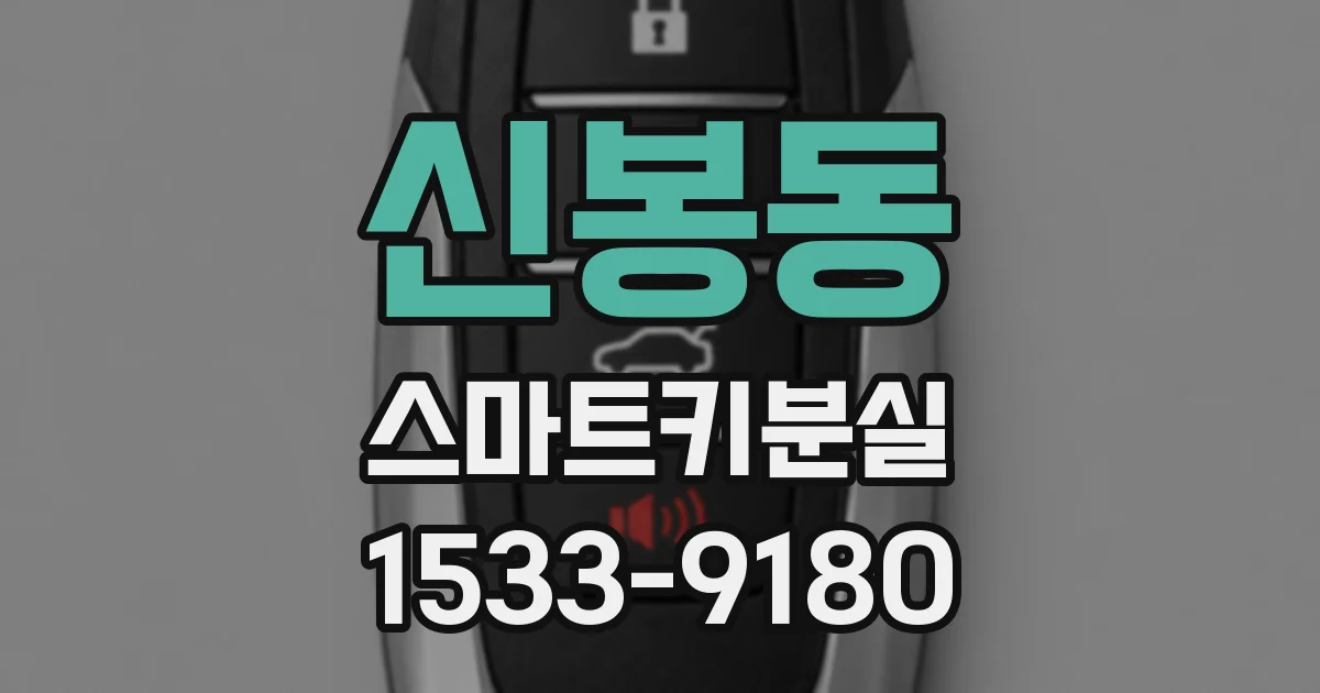 신봉동 스마트키분실