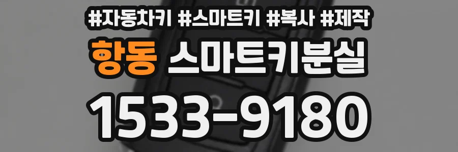 항동 스마트키분실