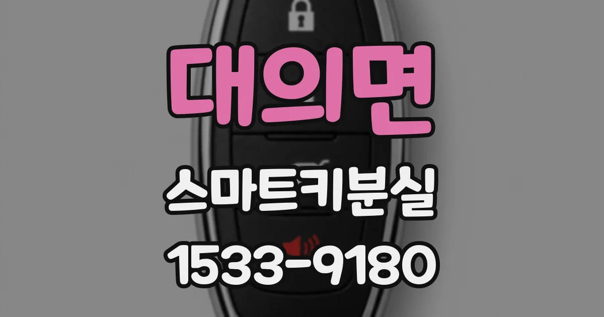 대의면 스마트키분실