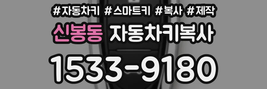 신봉동 자동차키복사