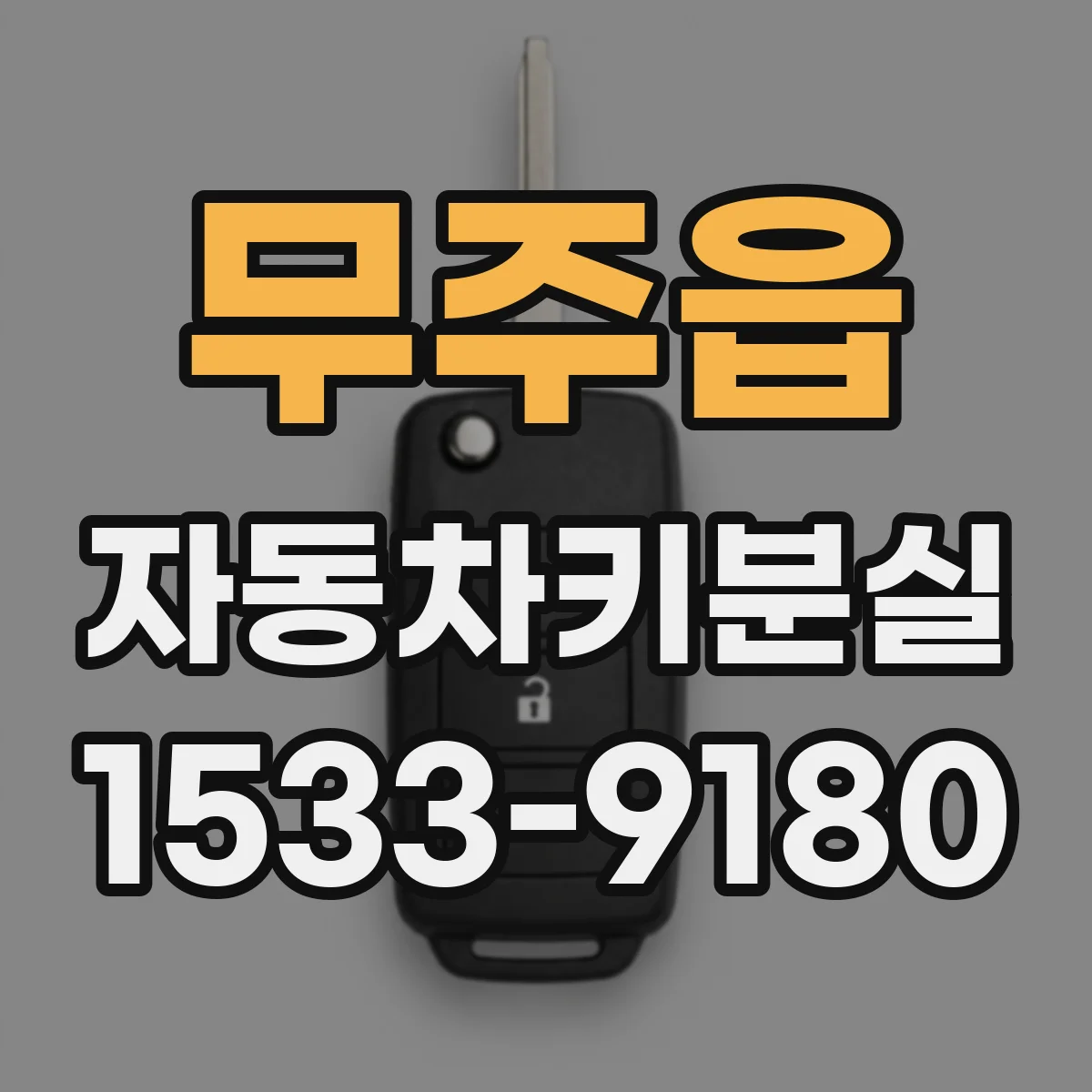 무주읍 자동차키분실