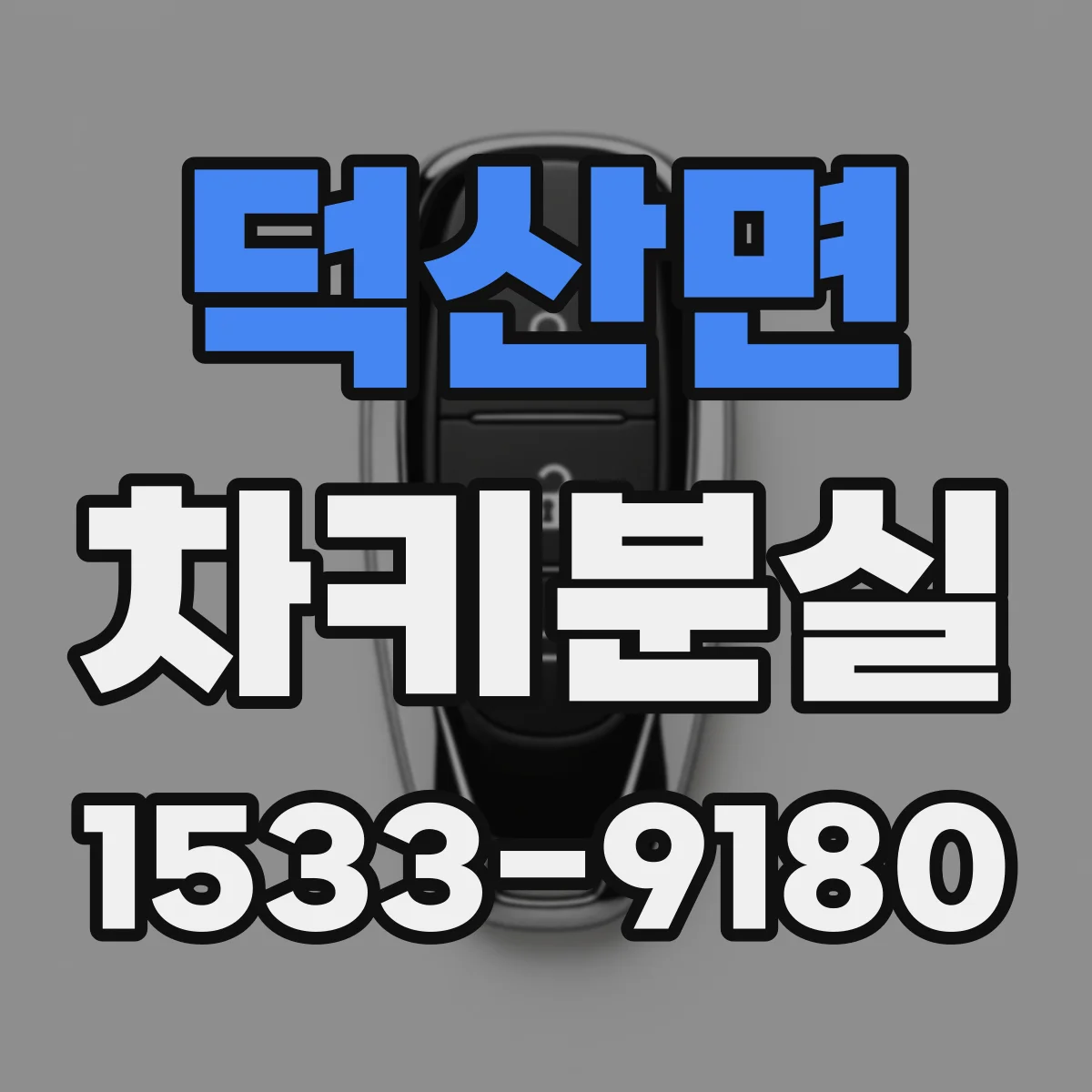 덕산면 차키분실