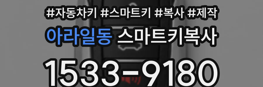 아라일동 스마트키복사