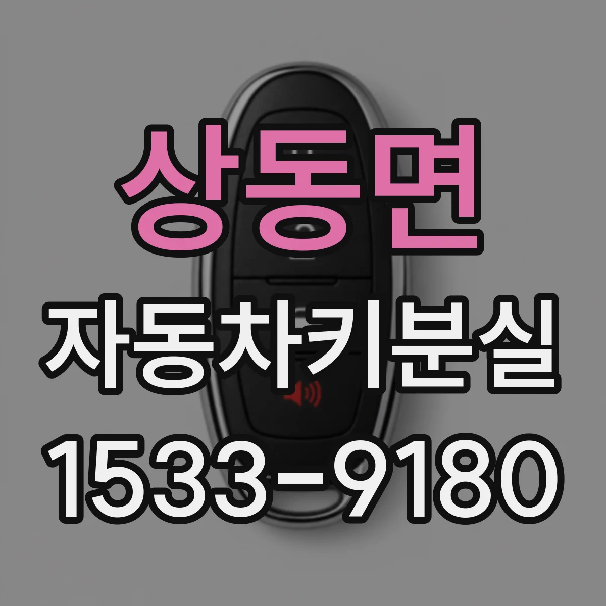 상동면 자동차키분실