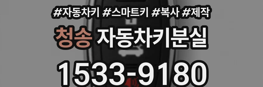 청송 자동차키분실