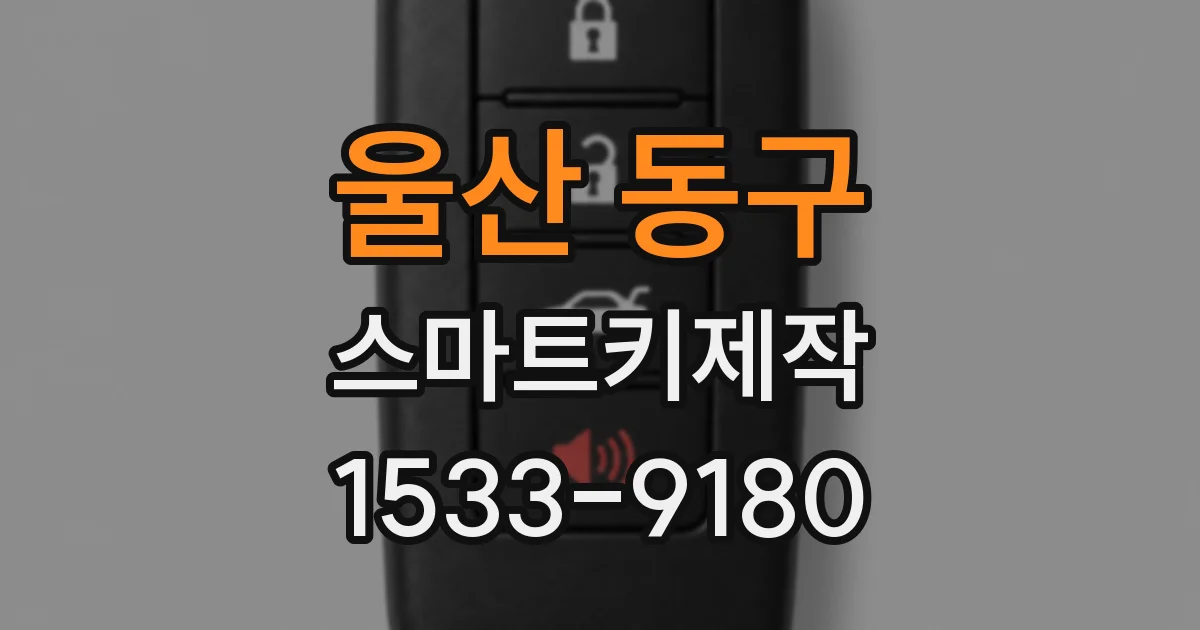 울산 동구 스마트키제작