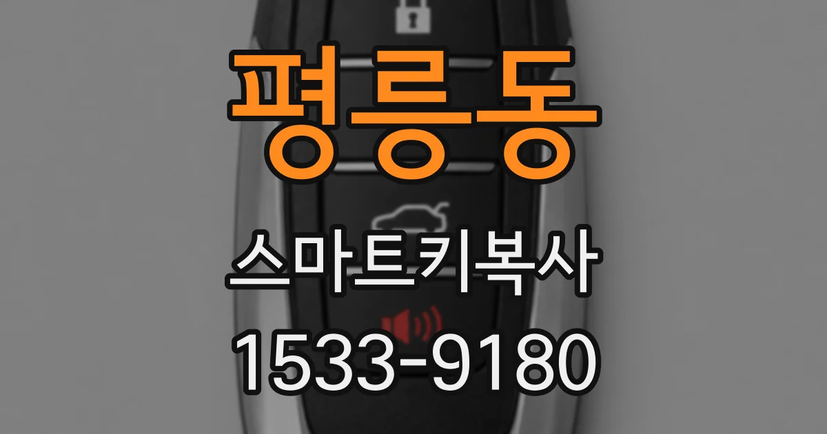 평릉동 스마트키복사