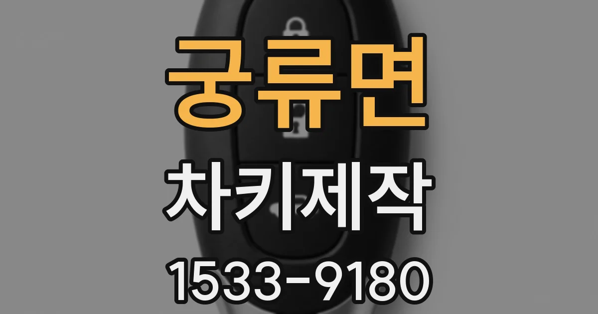궁류면 차키제작