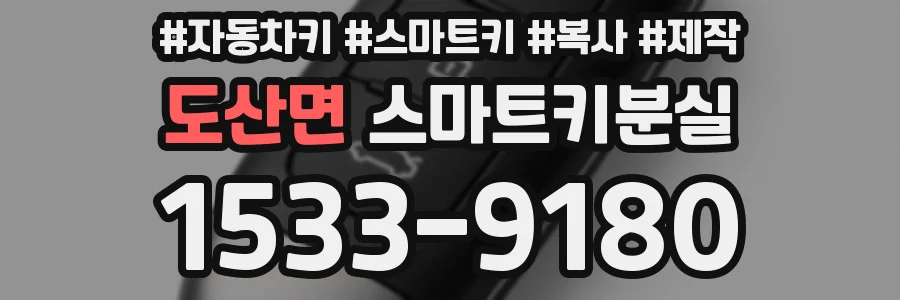 도산면 스마트키분실