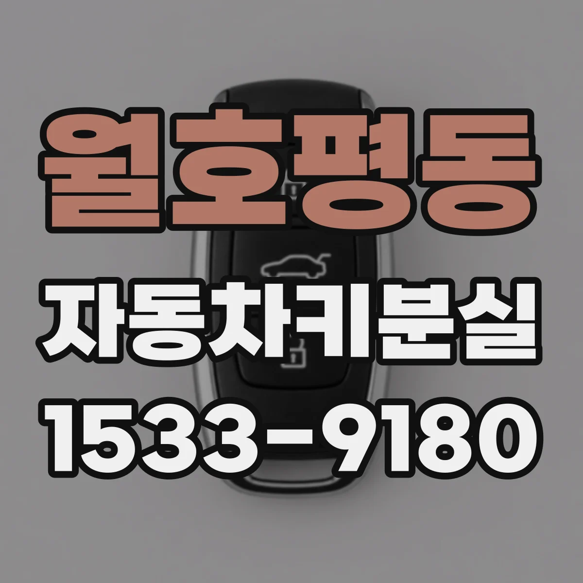 월호평동 자동차키분실