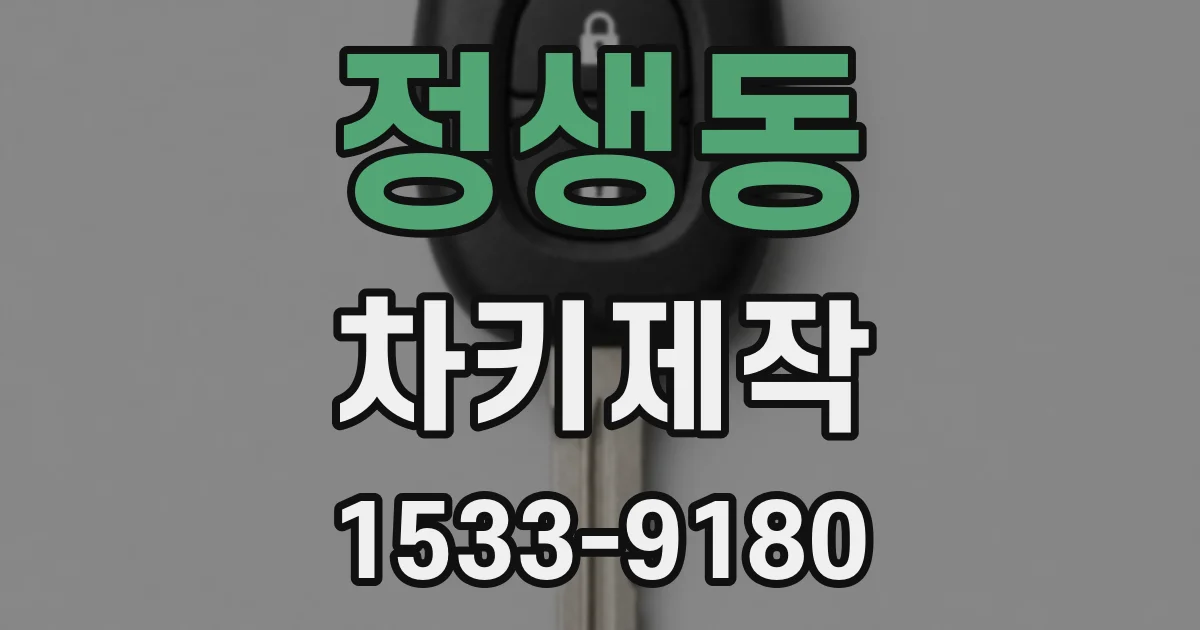 정생동 차키제작