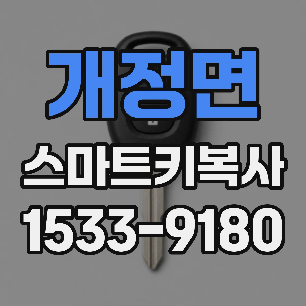 개정면 스마트키복사