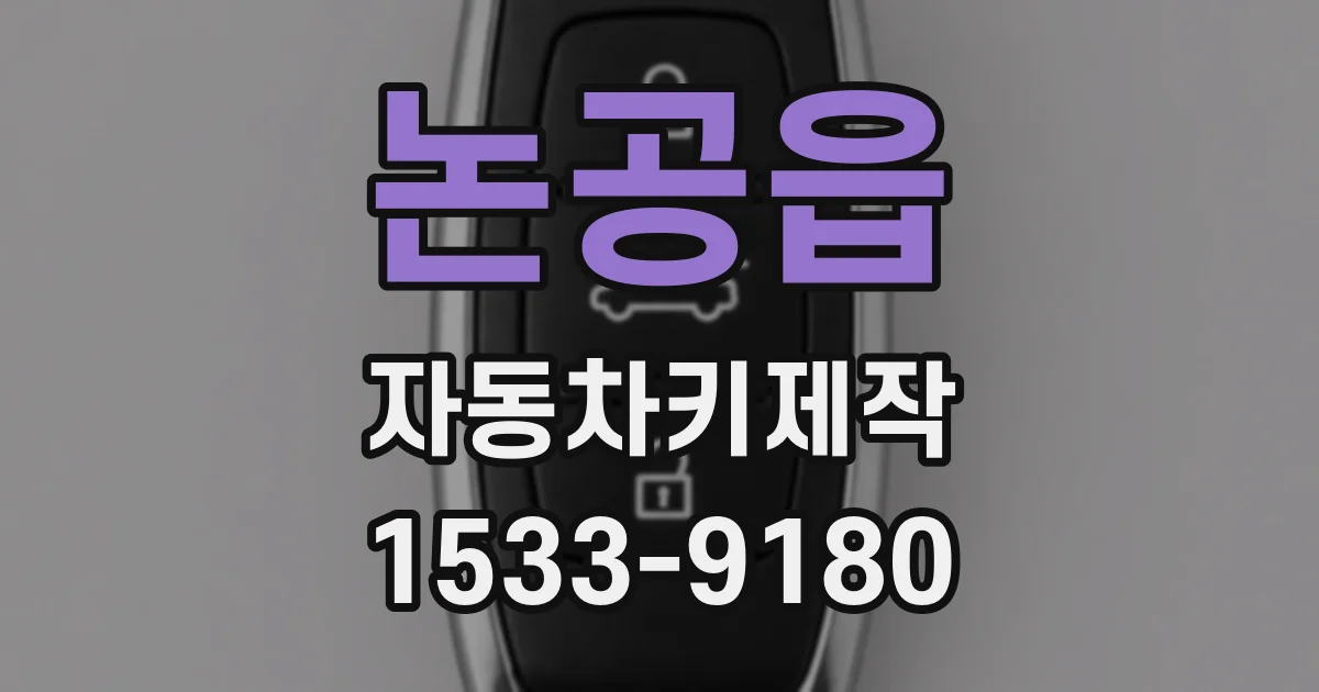 논공읍 자동차키제작