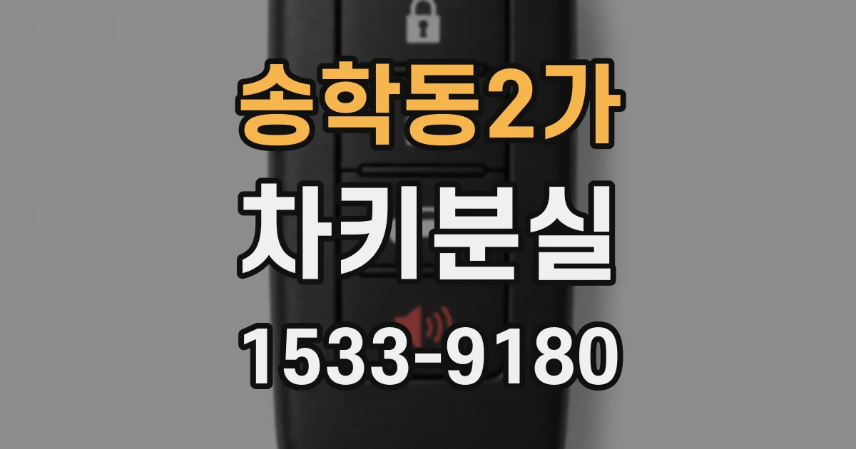 송학동2가 차키분실