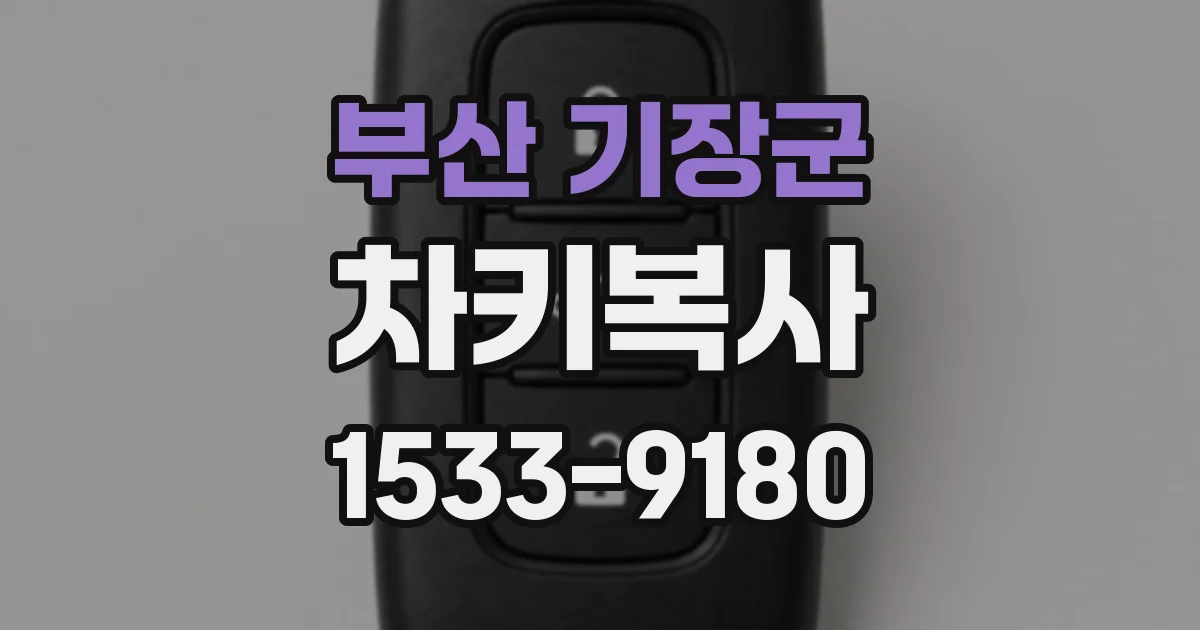 부산 기장군 차키복사