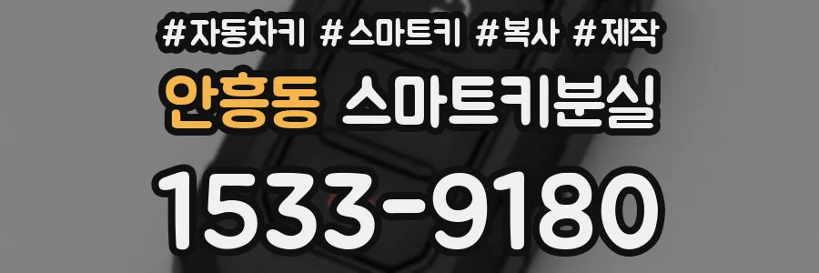 안흥동 스마트키분실
