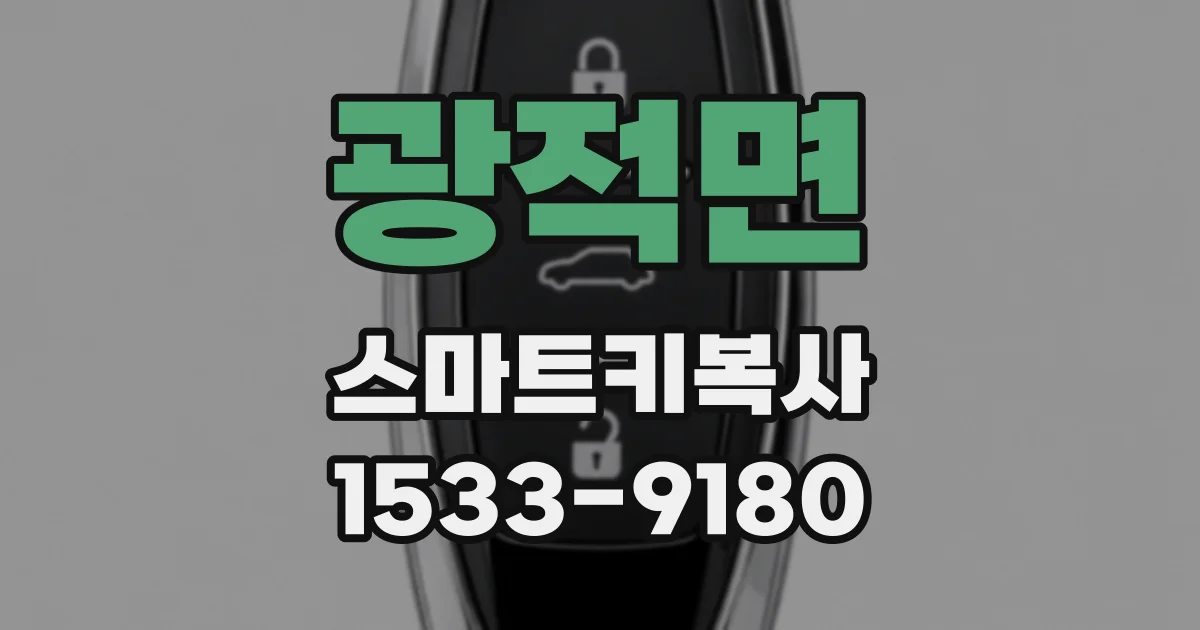 광적면 스마트키복사