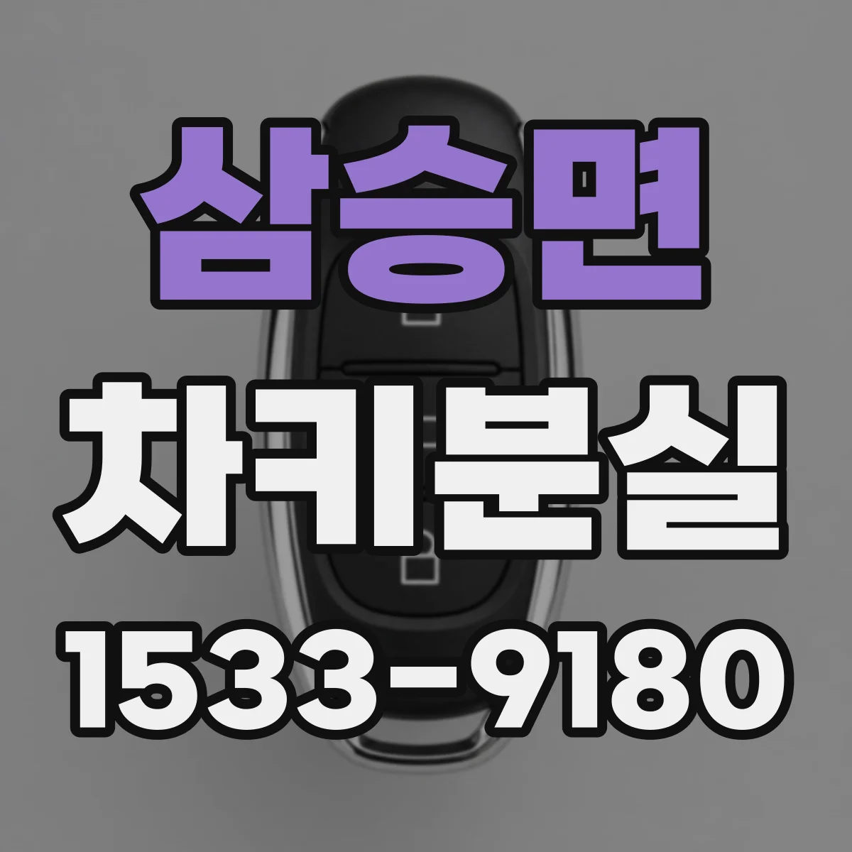 삼승면 차키분실