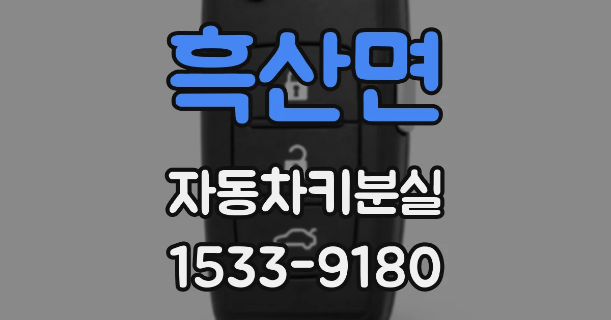 흑산면 자동차키분실