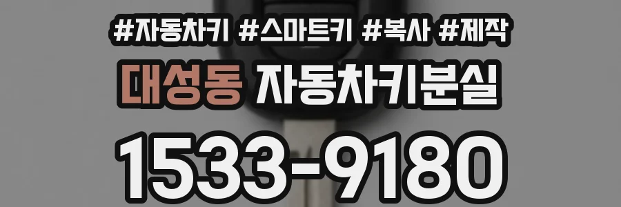 대성동 자동차키분실