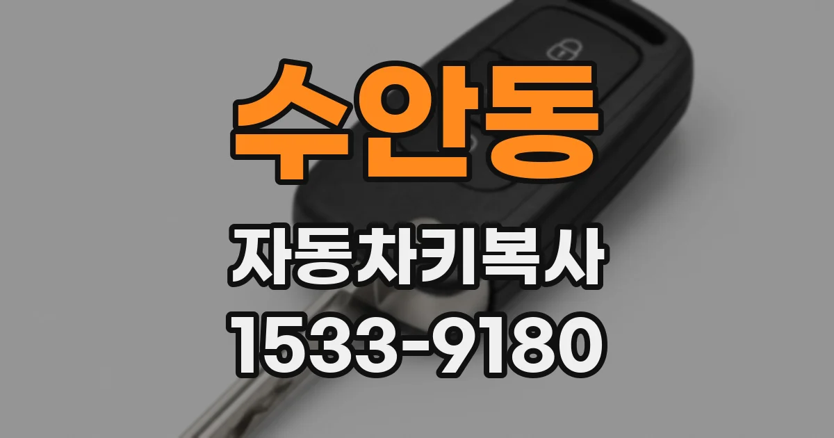 수안동 자동차키복사