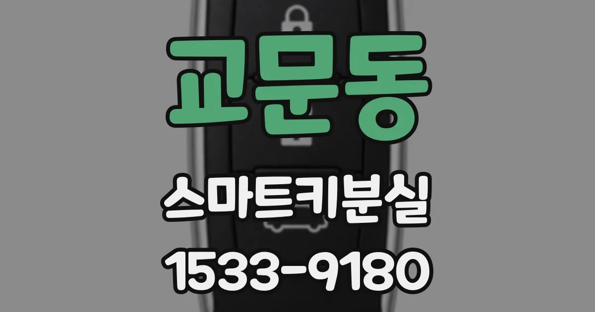 교문동 스마트키분실