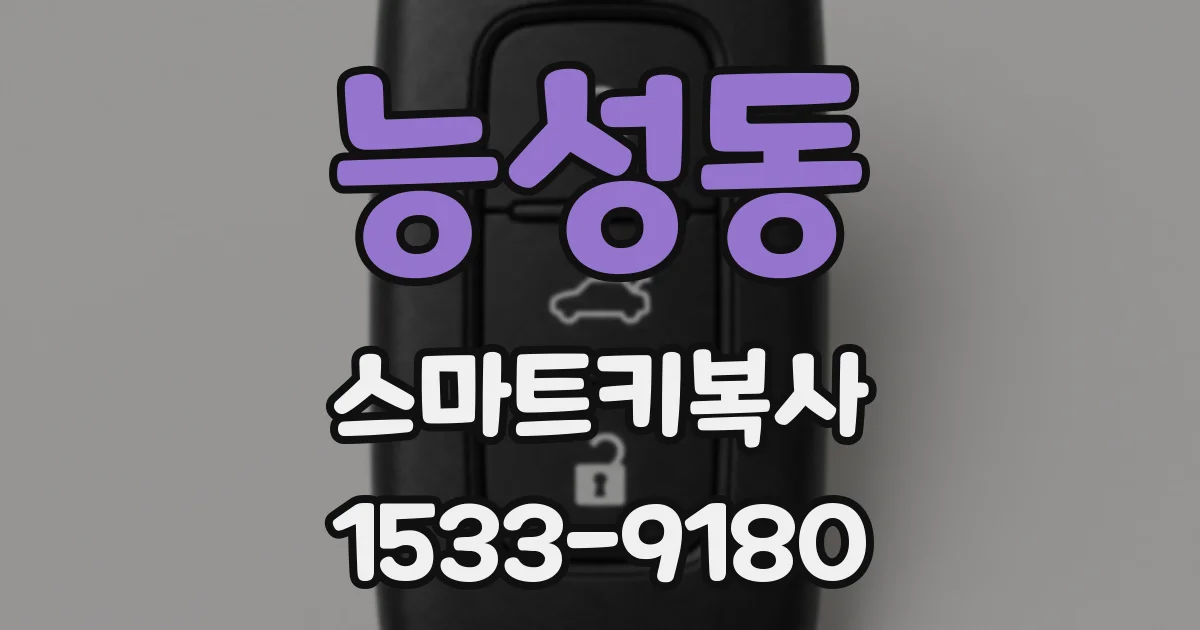능성동 스마트키복사