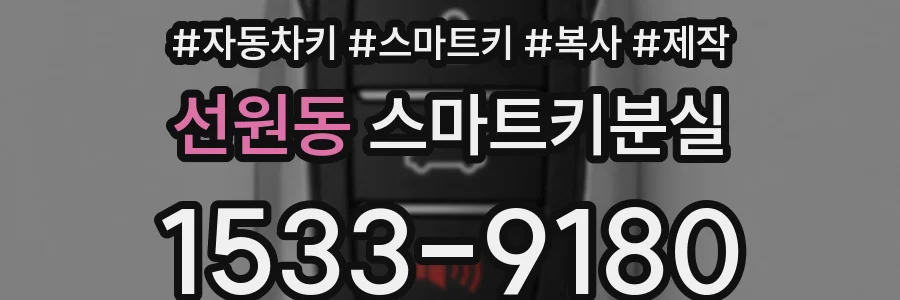 선원동 스마트키분실