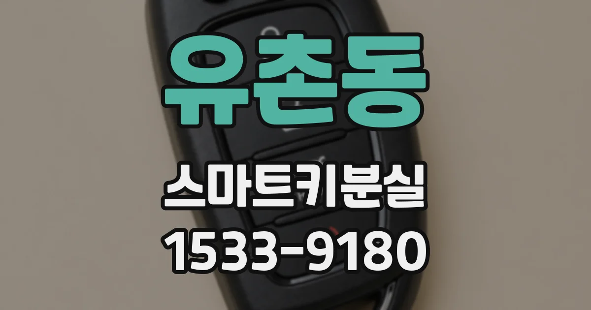 유촌동 스마트키분실