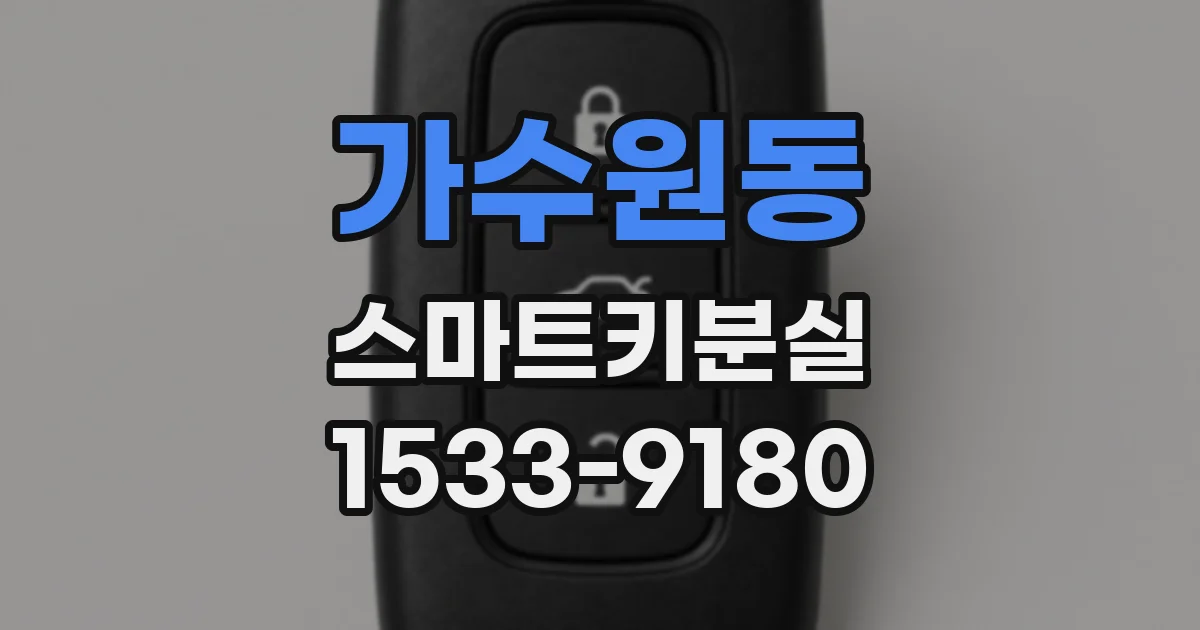 가수원동 스마트키분실