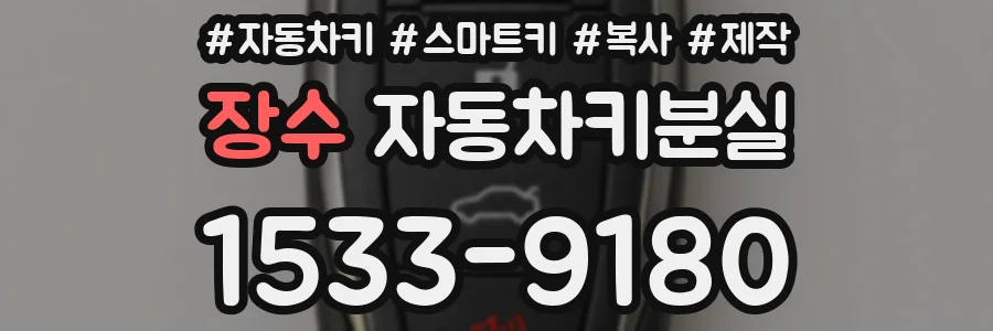 장수 자동차키분실