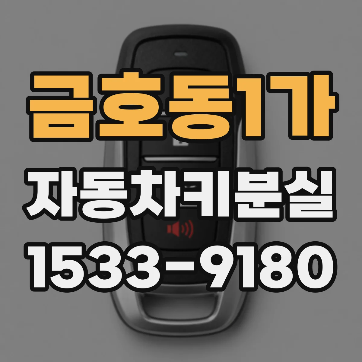 금호동1가 자동차키분실
