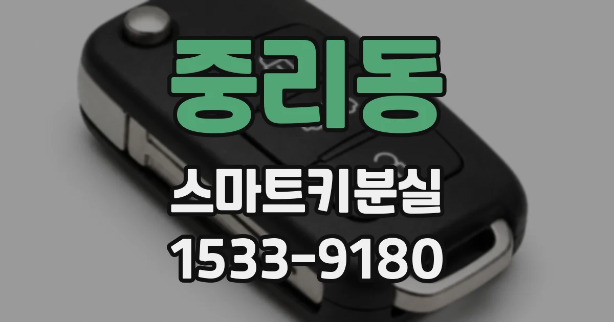 중리동 스마트키분실