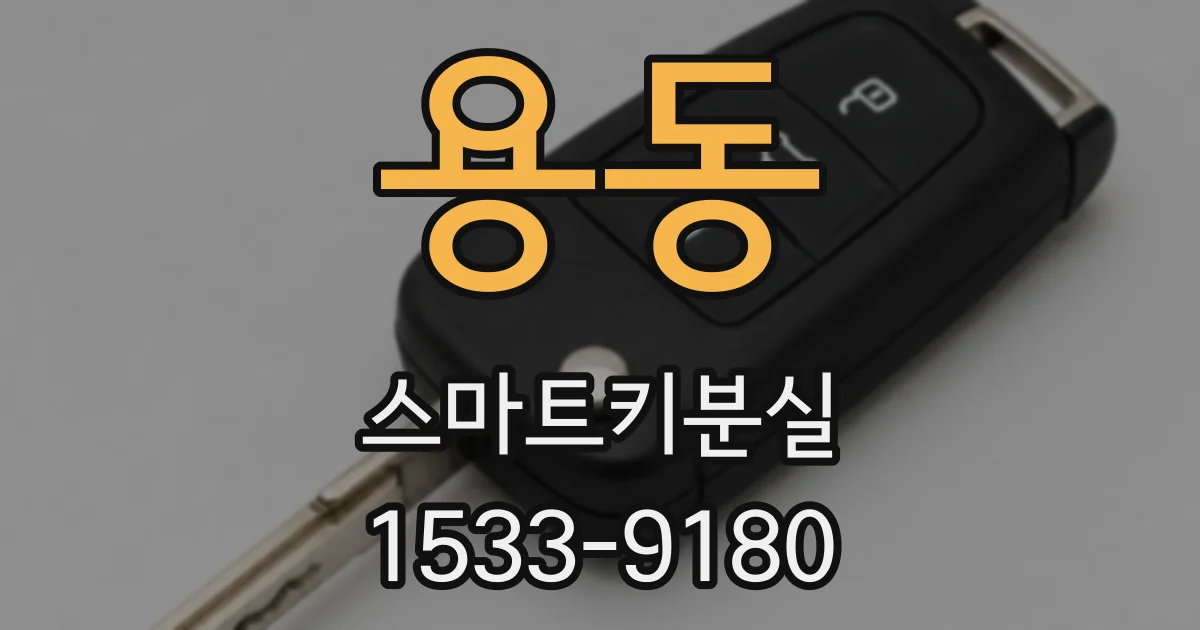 용동 스마트키분실