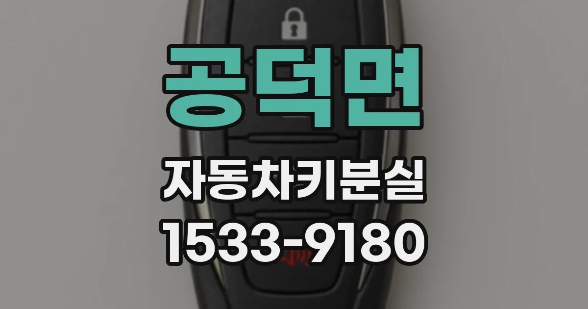 공덕면 자동차키분실